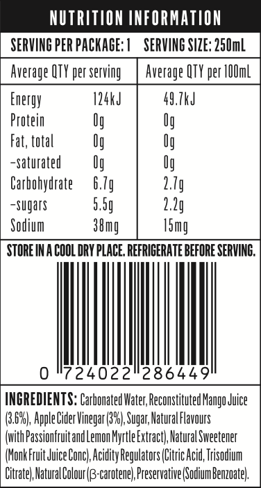 Mango Passionfruit Lemon Myrtle